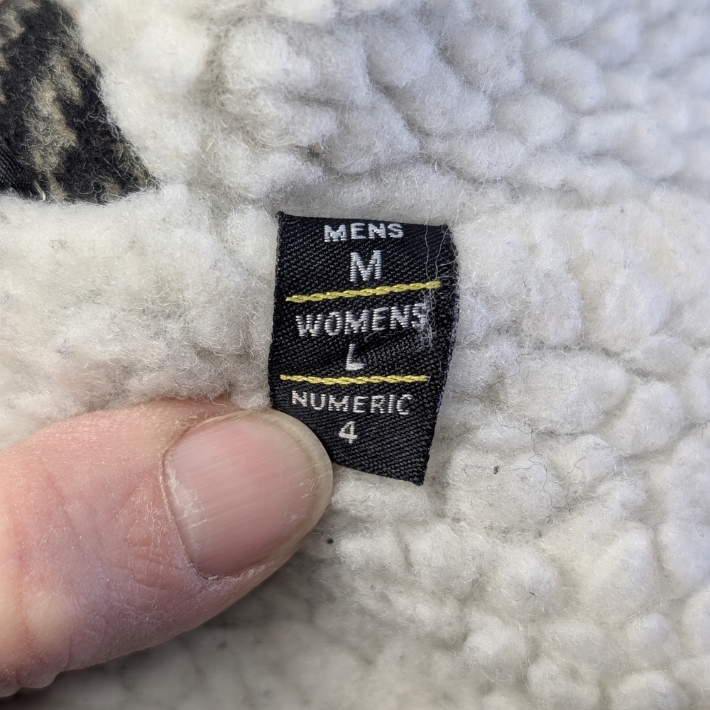 WeSC Plaid Workwear Jacket With Sherpa Collar | Women's M - Picture 10 of 10